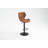 Kenessa Upholstered Faux Leather Adjustable Height Counter Stool