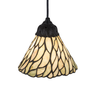 Luminaire suspendu conique à 1 lumière Vallecillo