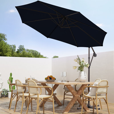 Parasol d'extérieur en porte-à-faux 120 '' 120