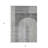 3' X 5' Gray Silver And Charcoal Geometric Washable Indoor Outdoor Area Rug
