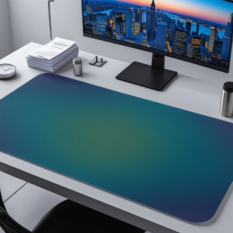 Polyester Desk Pad, 14.4x12.1