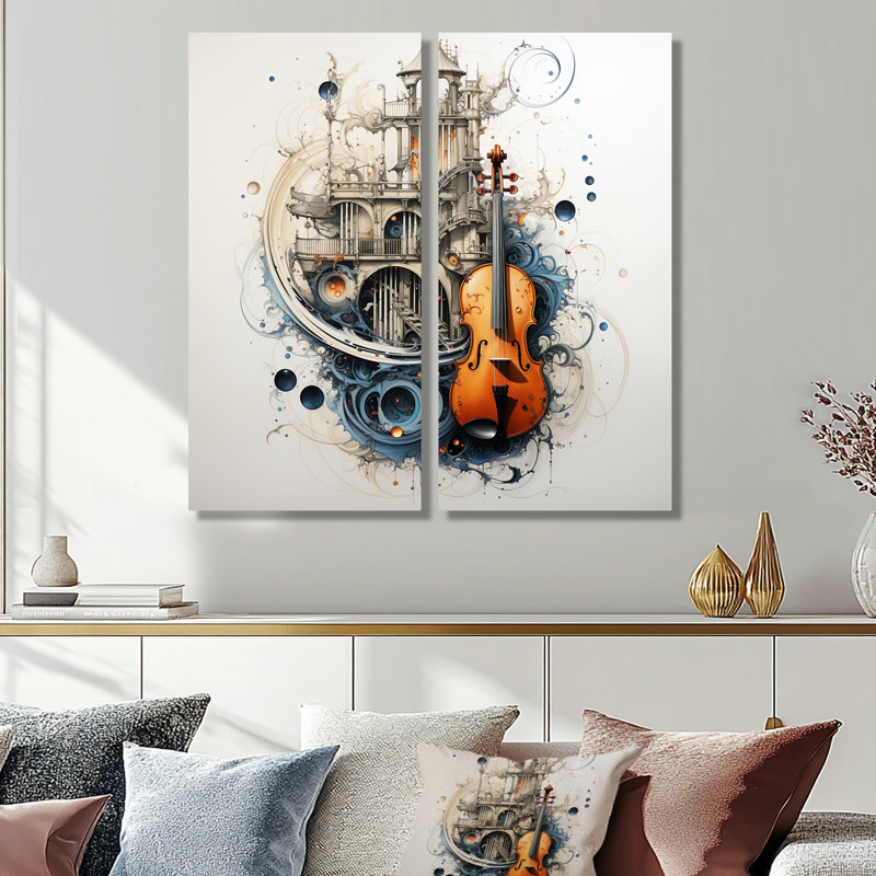 Harmony Melody In This - musique, décoration murale, 32" H x 32" W, Wrapped Canvas, Does Not Apply