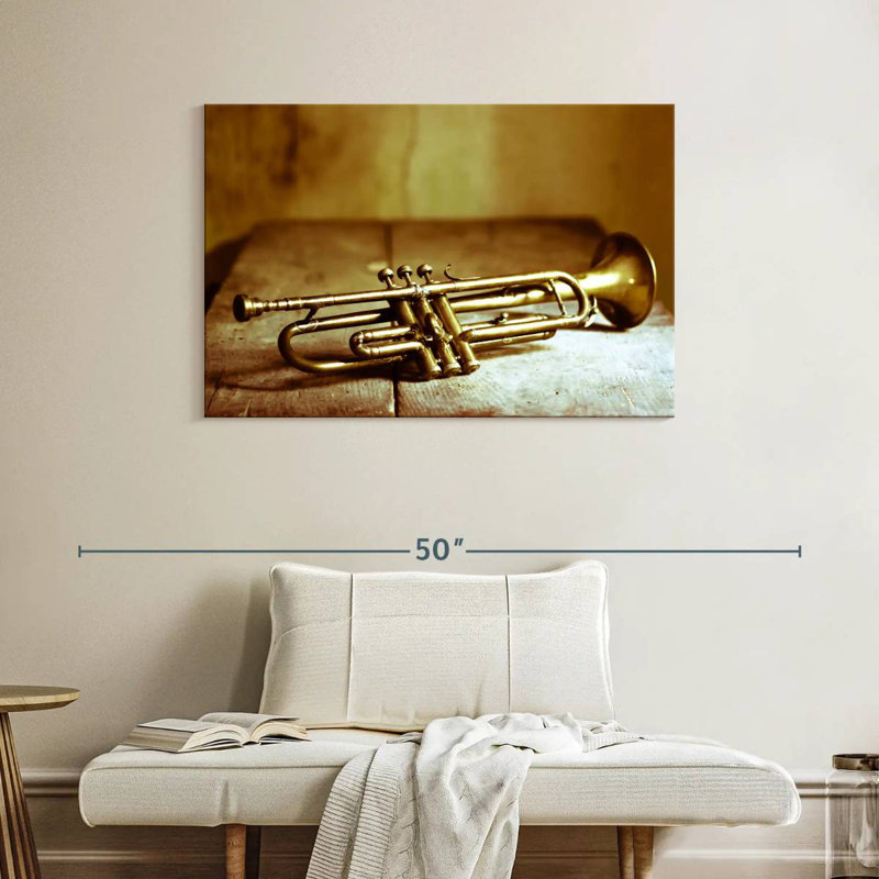 Abarca Old Golden Trumpet, 26" H x 39" W