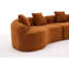 Mobilier de luxe orange luxueux - exotique élégant et pratique Ambiance du salon