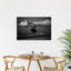 Graceful Ballet Mountain Leap Dramatic Abstract Contemporary City Landscape Wall Art Print 1 Piece Wrapped Canvas Wall Art-1949937377