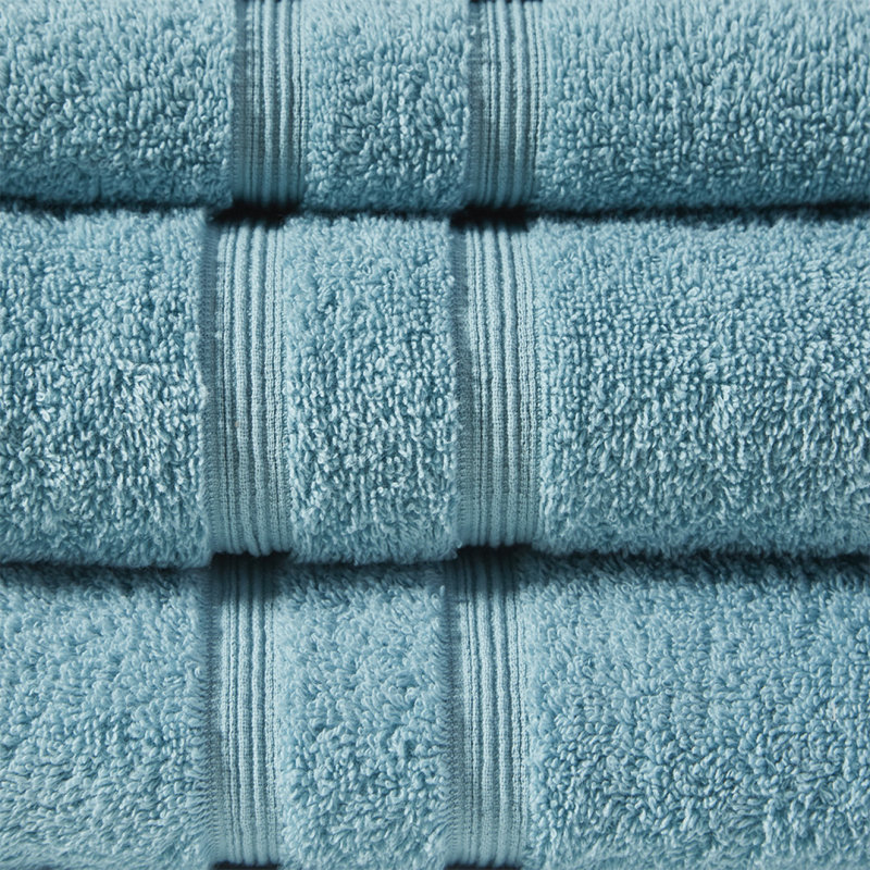 100% Turkish Cotton 6 Piece Towel Set, Aqua