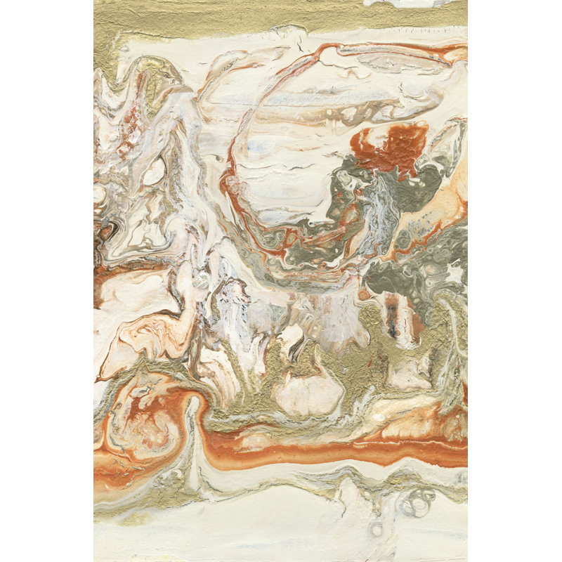 Coral And Alabaster I by Lila Bramma - Wrapped Canvas Painting, 30cm H x 20cm W