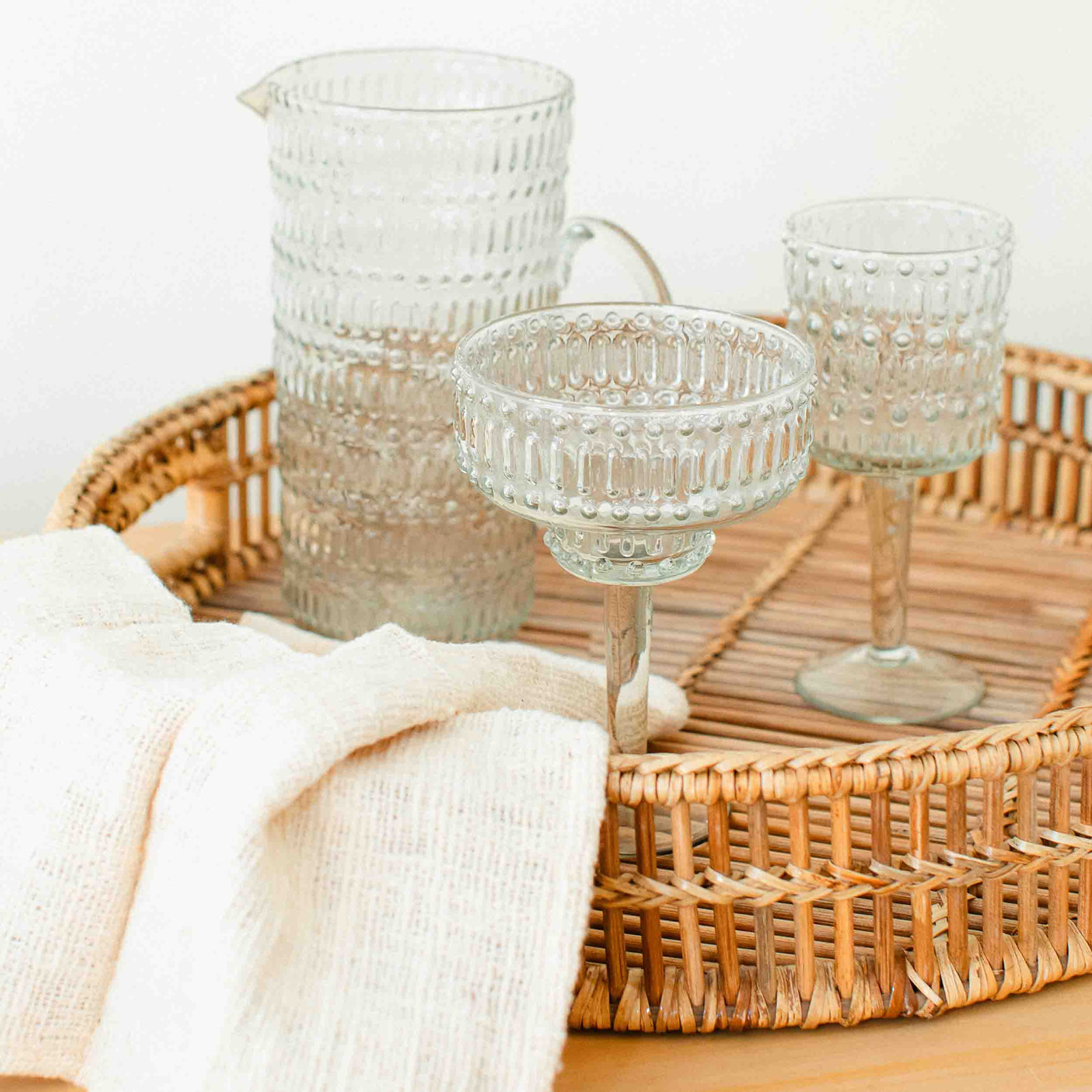 Crego Glass Pitcher