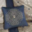 Couette bleu marine King avec 3 coussins décoratifs - Charmant 1 coussin