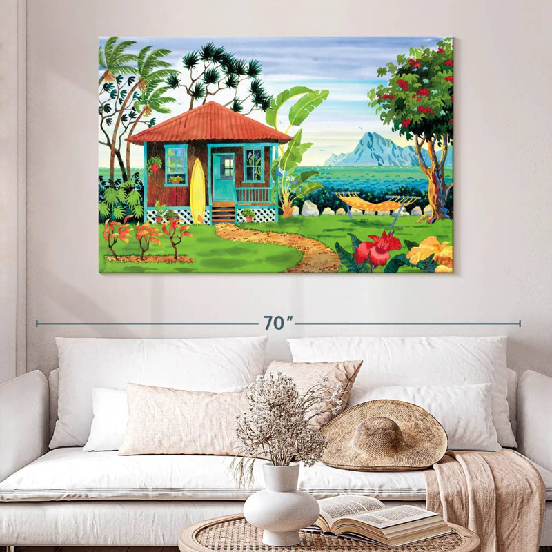 Gillard The Beachhouse, H 34 po x l 51 po