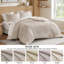 Ensemble de couette tressée tissée en polyester Cal King