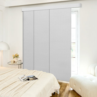 4-panel Adjustable Panel Track Blinds Blackout＆Light Filtering Vertical Blinds
