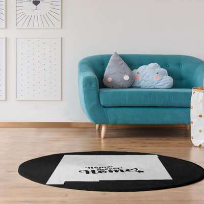 Tapis en poly-chenille roswell à la maison