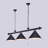 Ceti - Light Matte Black Pool Table Lights Pendant-187056409-187056408