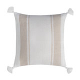 Newport Tassels Reversible Throw Pillow