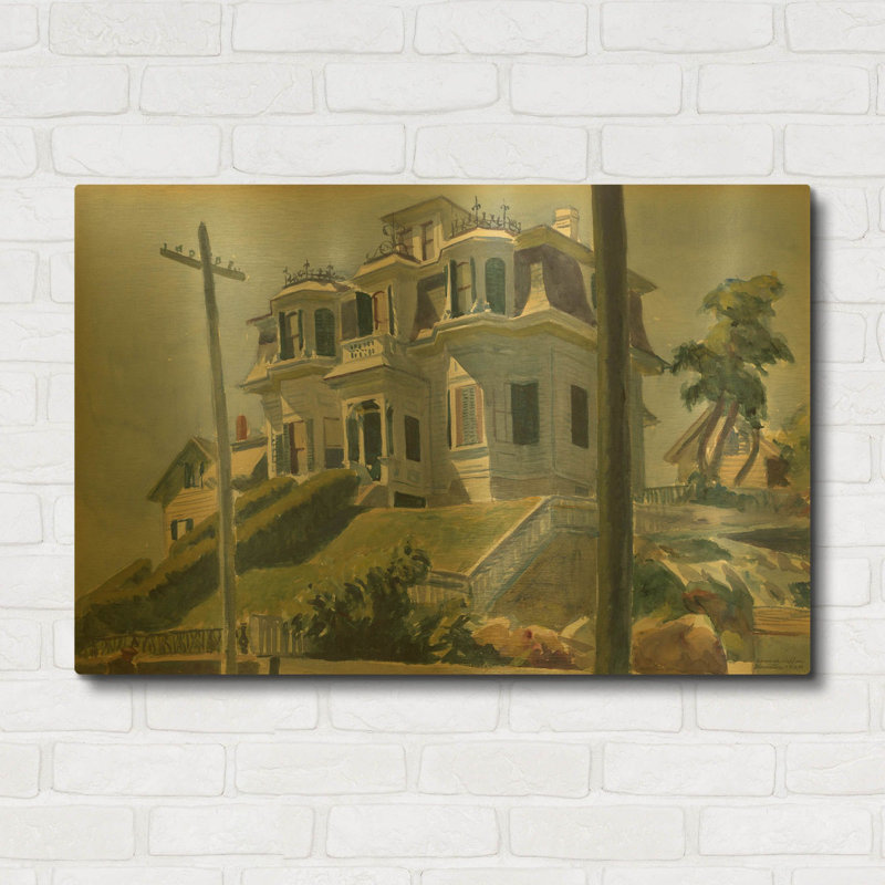 'Haskell' By Edward Hopper Metal Wall Art, 24" H x 36" W