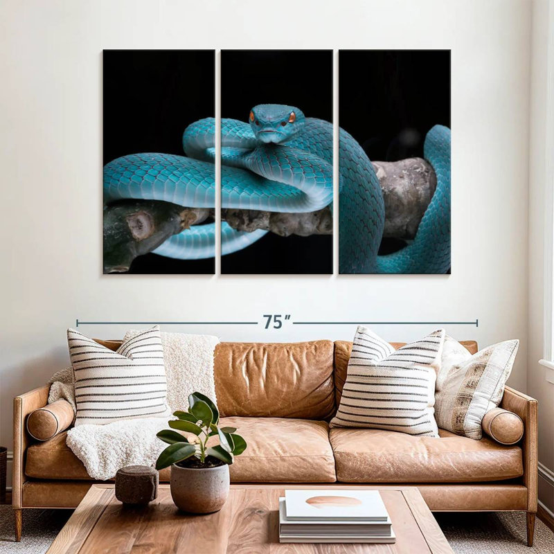 Brampt Snake On Branch, 42" H x 65" W