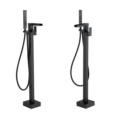 Floor Waterfall Faucet with Diverter