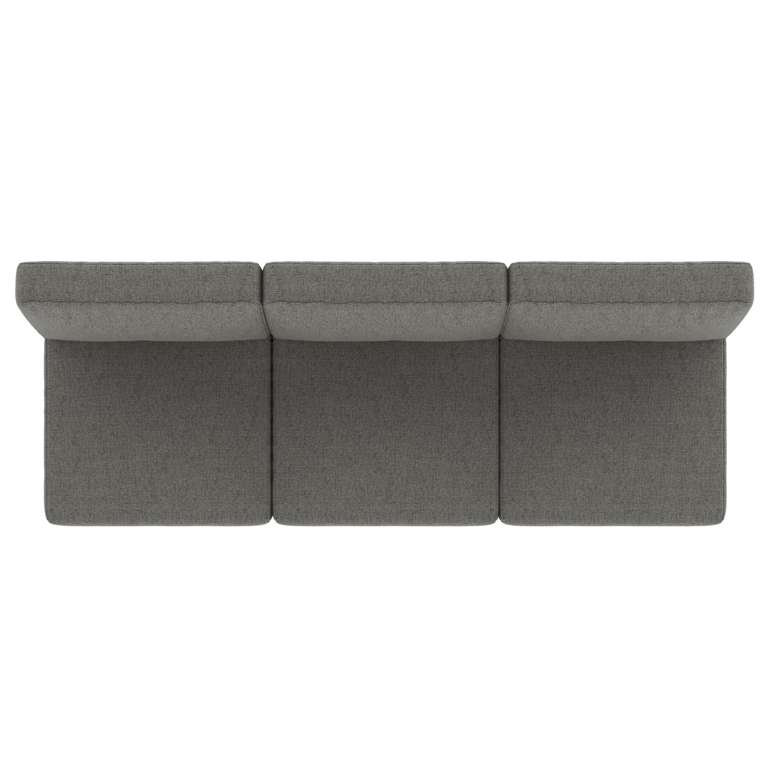 24" Sunbrella® Sofa Seat and Back Cushion, Sunbrella Bliss Smoke
