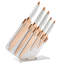 Tower Rosegold 5 Piece Stainless Steel Knife Block Set-25853679