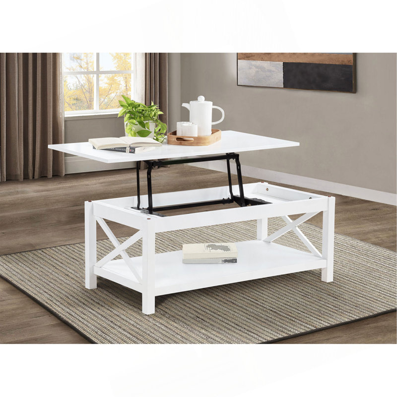 Table basse à plateau relevable Slater