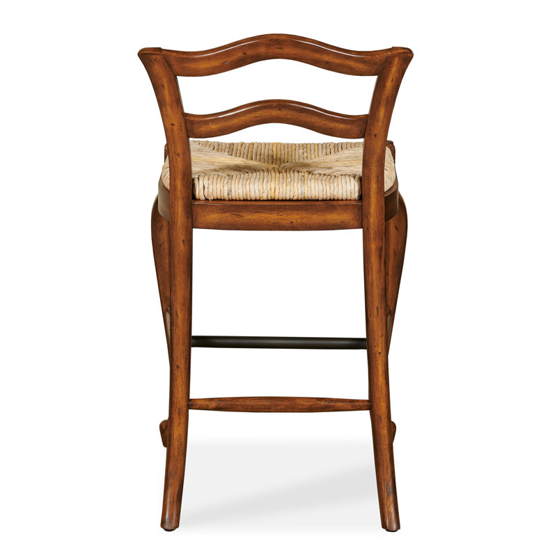 Provencal Stool with Solid Wood Frame