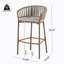Ensemble de 2 tabourets de bar Lodi