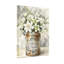 Arrangement floral plantes et fleurs dans un vase rustique avec texte-1091022631