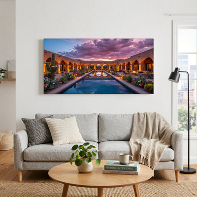 Desert Oasis Canvas Wall Art Set Of 1