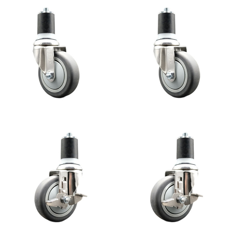 Thermoplastic Rubber Casters