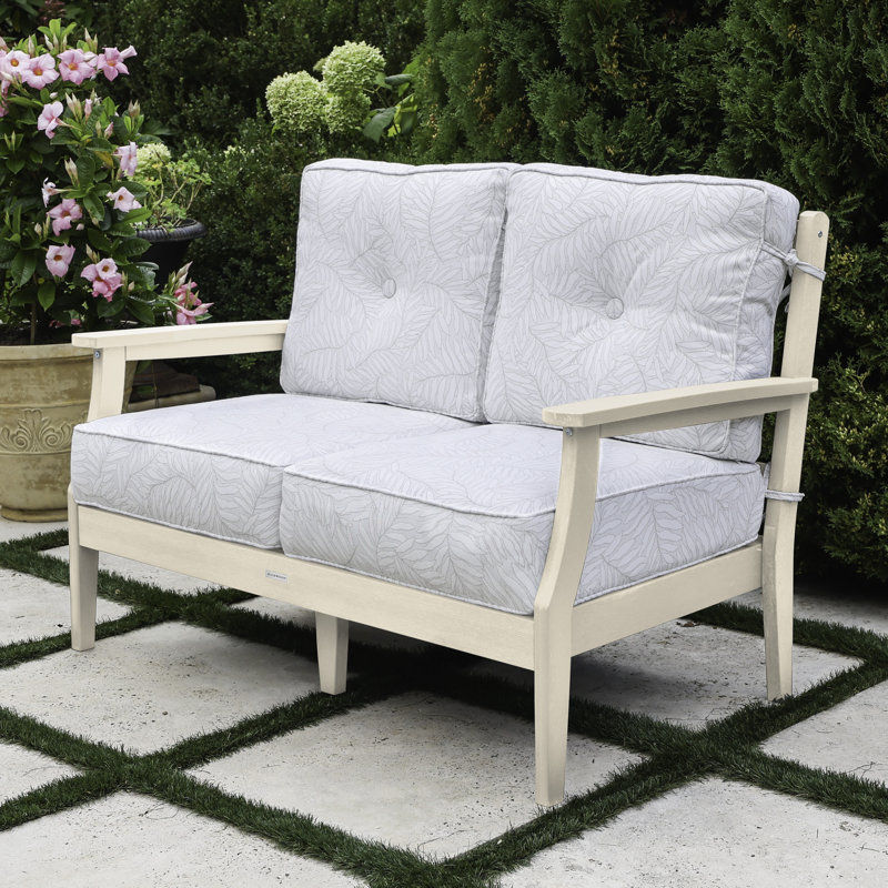 Causeuse Anifer Lehigh, Floral blanc