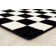 Tapis noir à motif géométrique Carpenter