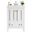 Ensemble de meuble-lavabo autoportant 24 po avec lavabo et cadre de porte en bois massif-34889120-66773591