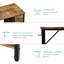 Rectangular Desk with Drawers & Storage Shelves-388917965-387207041