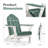 Rakesh HDPE Folding Adirondack Chair-2092843318