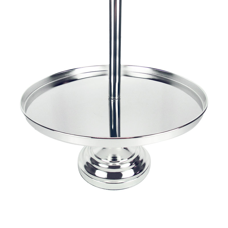 Présentoir à gâteaux classique Geddie, Argent