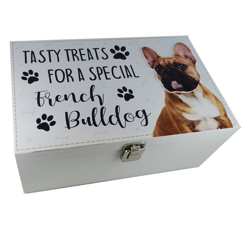French Bulldog Dog Treat Box Dooley Decorative Box
