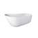 67-Inch Solid Surface Soaking Bathtub With Overflow For Bathroom