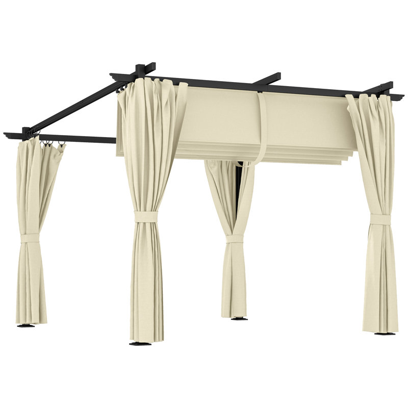 2.3m x 2.97m x 2.95m Pergola, Beige