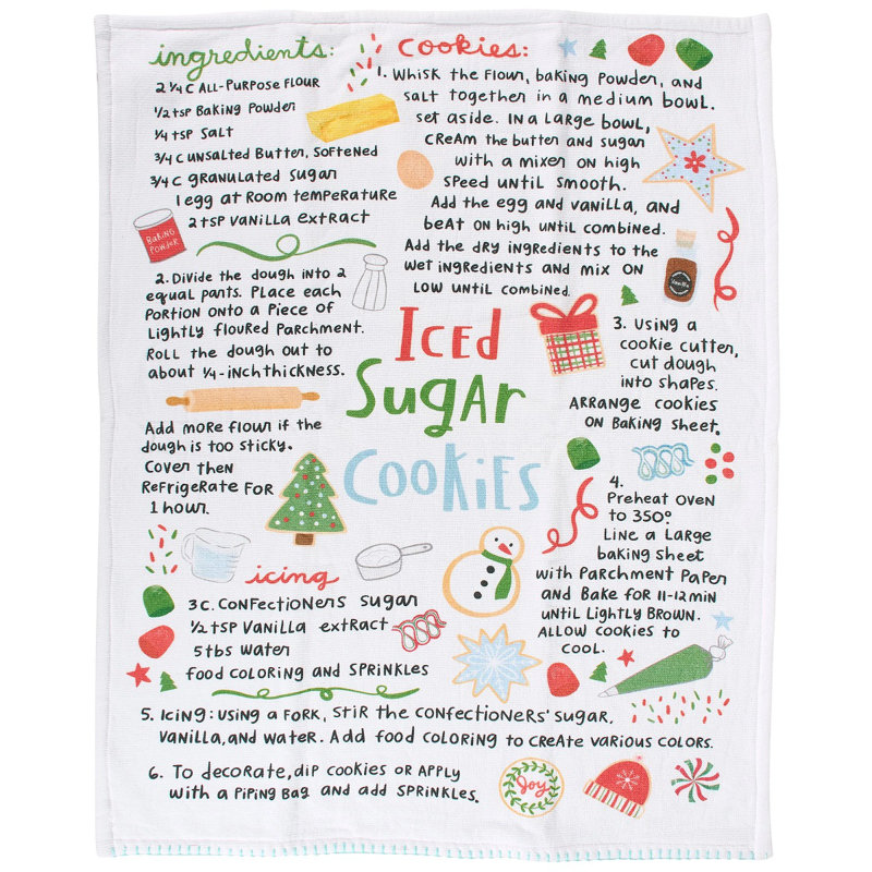  Serviette de cuisine Ice Sugar Cookies