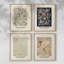 «William Morris XXV», ensemble de 4 reproductions encadrées-1680207849-1680207850