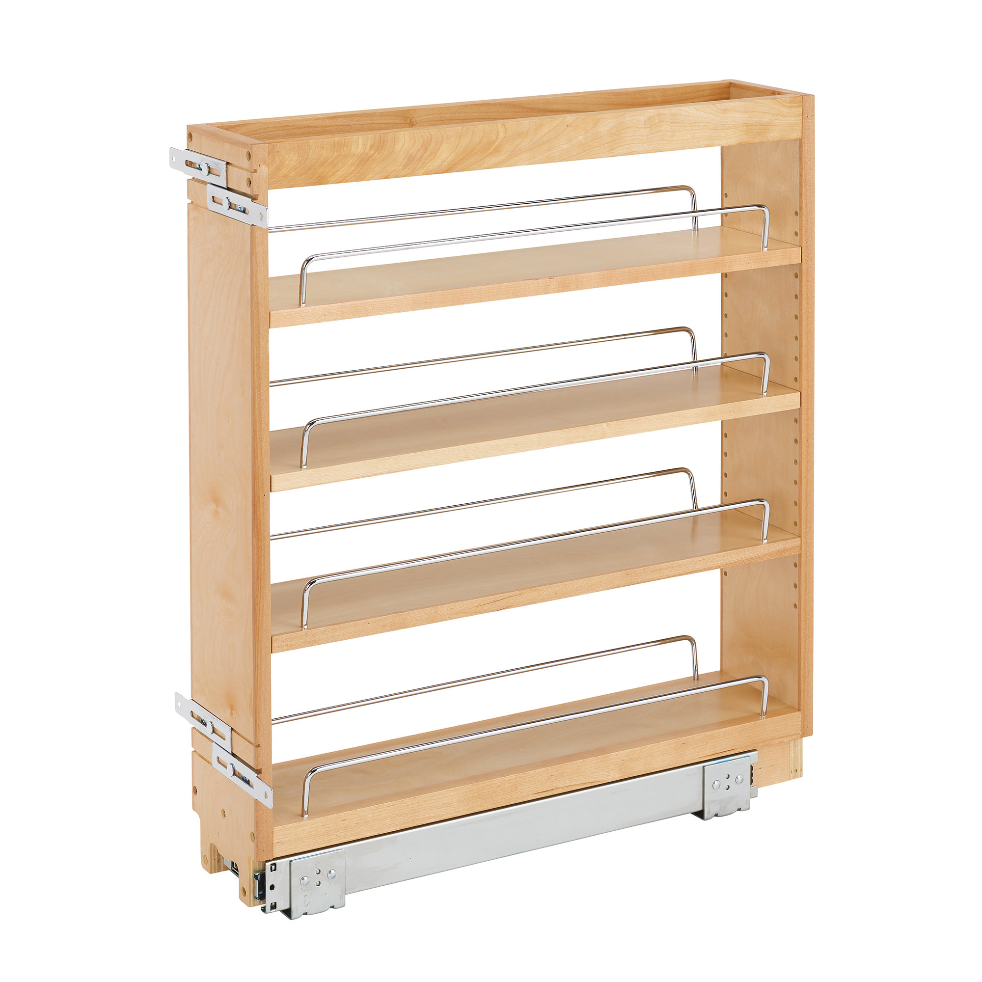 Rev A Shelf Pullout Kitchen Cabinet Organizer Spice Rack Maple