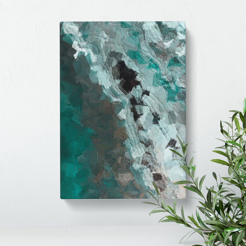 The Fog Abstract - Wrapped Canvas, 50cm H x 35cm W x 3cm D