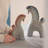 Picture Color Horse Ceramic Decorative Object