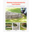 Bordure de bordure en simili-pierre 47,2 po x 9 po Bordure de bordure résistante à la décoloration