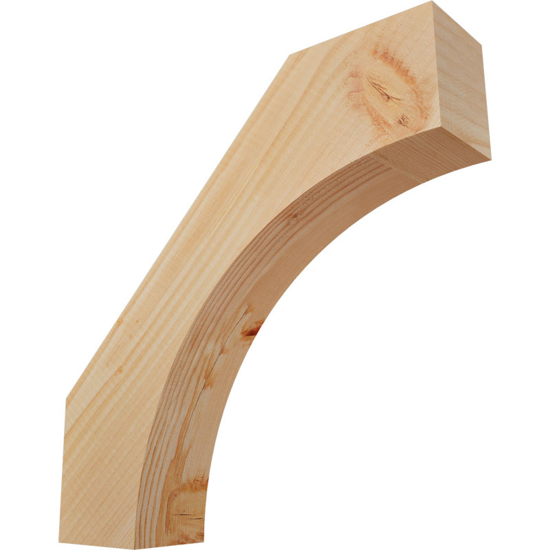 Attelle de genou Westlake, Sapin de Douglas, H 16 po x l 3,5 po x P 16 po, Lisse