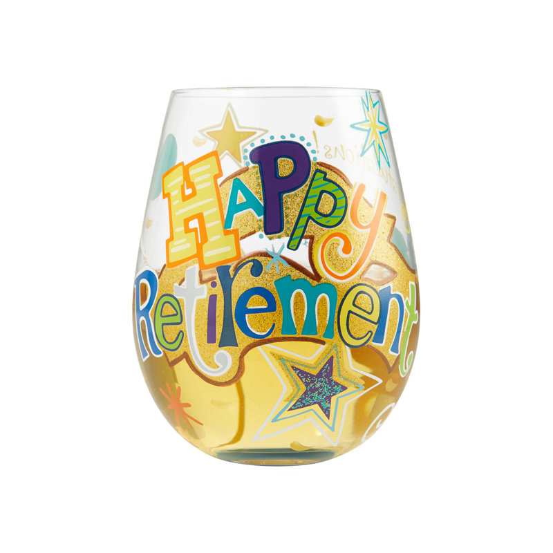 Verre à vin sans pied 5 po Lolita Happy Retirement