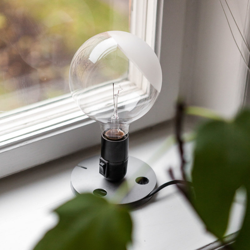Lampadina LED Table Lamp by Achille Castiglioni, White
