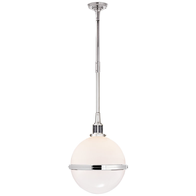 McCarren Pendant, Polished Nickel