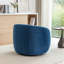 Fauteuil demi-tonneau pivotant en velours Arrun-223861485